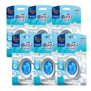 메온셀 페브리즈 비치형 화장실용 상쾌한 비누향 6.3ml 본품 6개