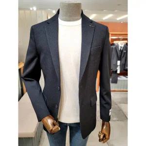 갤러리아 23 F/W 본 듀플렉스 버드아이패턴 네이비 캐쥬얼 쟈켓 BN3FEA201