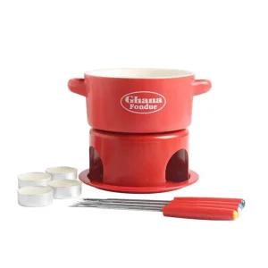 초콜릿 퐁듀 세라믹 그릇 DIY 홈카페 냄비 치즈 미니 멜팅기