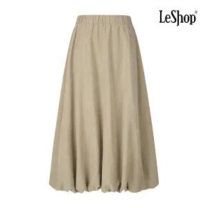 [롯데백화점]르샵 스웨이드 벌룬 롱 스커트 BP8SK006A
