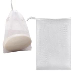 2중 메쉬 세안용 비누망 1개 거품망 그물망 피부 보호 촘촘한 부드러운 버블 세탁