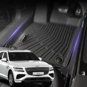 리얼핏 제네시스 GV80(20년~현재) 논슬립 3D TPE 실내매트[호환]