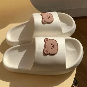 학교 거실 사무실 층간소음방지 푹신한 실내화 슬리퍼 곰돌이슬리퍼 학교슬리퍼 푹신슬리퍼