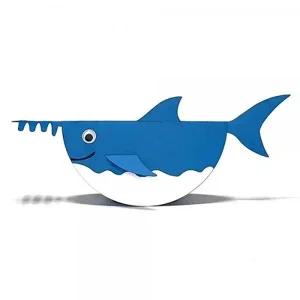 종이오뚝이 만들기 상어