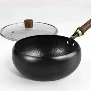 텍스처 철팬 냄비 철제 순수 볶음팬 무쇠팬 웍팬