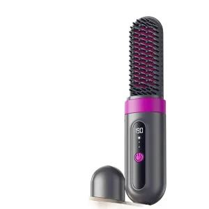 빗 달린 드라이기 헤어롤 볼륨드라이 컬링 무선 고데기