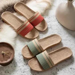 [오노마] ONM 린넨 EVA 실내화 2종 시원한슬리퍼 여름여자슬