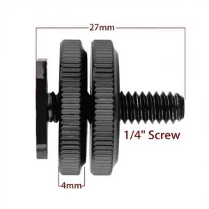 핫슈 어댑터 1 4 인치 볼트 나사 마운트 카메라 조명