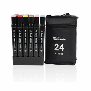 대원P&P 양면 드로잉 트윈 전문가용 유성 마카펜 24색