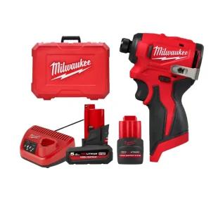 밀워키 M12 BLIDRC-5252C 충전임팩드라이버12V 2.5Ah+5.0Ah 세트