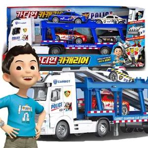 씽크 헬로카봇 가디언 카 캐리어 / 미니카 트레일러 차탄 피규어 세트 장난감