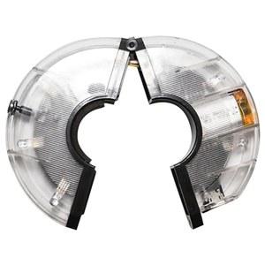 POPETPOP 1Pc USB 충전식 자전거 휠 라이트 컬러풀 LED 안전 램프 설치가 간편하고 배터리 수명이 긴 라이딩 액세서리