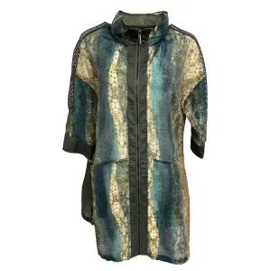 [데시데] 텍스쳐블럭 린넨 재킷 DPS425