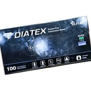 다이아텍스 니트릴장갑 블랙 M 100매 위생장갑