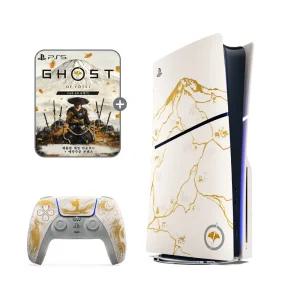 플레이스테이션 PS5 콘솔 - 고스트 오브 요테이 골드 리미티드 에디션 번들 ？ 다운로드 버전 포함