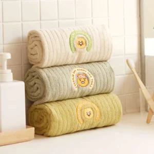 귀여운 춘식이 라이언 모달 30수 고급 타올 욕실 수건 타월 3개 집들이 선물