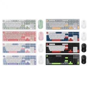 지클릭커 오피스프로 WMK90 사일런스 M 무선 키보드 마우스 세트 (Poker)