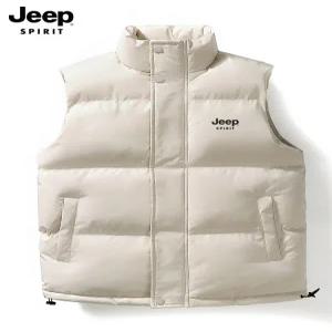 지프 스피릿 패딩 조끼 남녀 스타일 두꺼운 방한 베스트