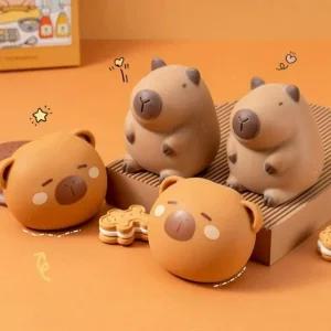 스트레스볼 만두 카피바라 쓸데없는 말랑이 킹받는 선물 스퀴시 쓸없선 스퀴시 카피바라 스트레스볼 말랑이