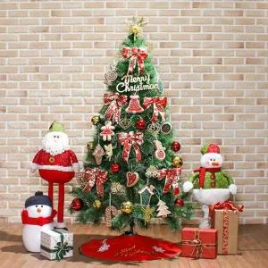 180cm 쿠키리본 솔잎트리풀세트성탄솔잎트리 트리풀세트 풀세트트리 완제트리 크리스마스트리