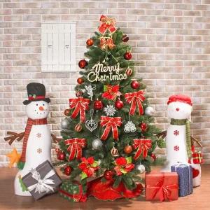150cm 카니발레드 전나무트리 풀세트 인테리어 장식 완제트리 트리풀세트 풀세트트리