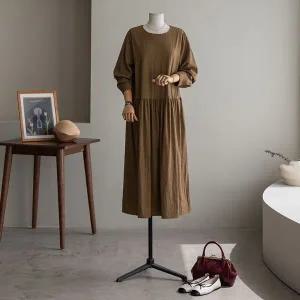 (안나앤플러스) A. 노벨로 셔링 원피스[드레스D0723I03] 빅사이즈