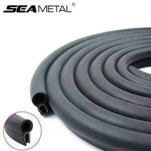 풍절음 고무몰딩 SEAMETAL 차량용 도어 엣지 가드 보호기 스트립 U형 이중층 씰링 방수 방음 충돌 방지 자