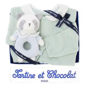 [NS홈쇼핑](쇼콜라/출산/백일/조카) 미뇽 슈트 + 디아 딸랑이 M 2종세트..[35447718]