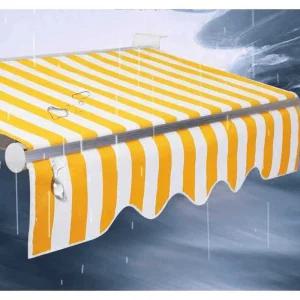 테라스 차양 접이식 캐노피 어닝 천막 테라스 그늘막
