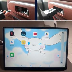 13.3 자동차 헤드레스트 모니터 디스플레이 IPS 안드로이드 12 3G  터치 스크린  BMW X5 X6 X7 뒷좌석 플레