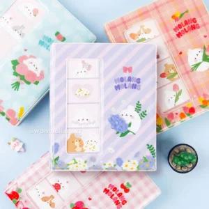 몰랑 4컷 포토 2단 콜렉트 북 인생 네컷 사진 카드 포켓 앨범 바인더 디자인 랜덤