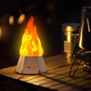올쿠즈 가짜 파이어 램프 불 없는 양초 i##e#s: LED 불꽃 조명 ^^ USB 충전식 ^^ 깜빡이는 불꽃 ^^ 3모드 ^^ 야외 캠핑 ^^ 크리스마스 ^^ 할로윈 ^^ 추수감사절 ^^ 휴일 ^^ 테이블 :i#e#s
