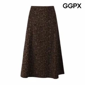 [GGPX] 레오파드 프린팅 가을 롱 스커트 (GP9SK020F)