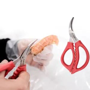 해산물가게새우까개 주방가위 고기가위 랍스터절단 수산시장 새우 오리