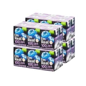 아임리얼 고농축 블루베리 주스 120ml x 24