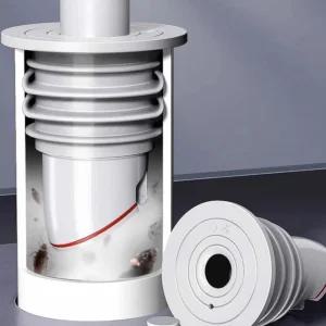 하수구 트랩 자석 개폐식/배수구 덮개 냄새 악취 차단 욕실 화장실 싱크대 씽크대 욕조 배수 벌레 방지