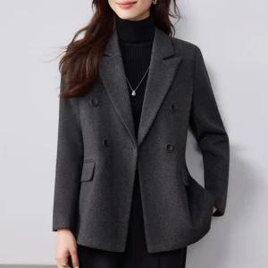 잇츠스타일 [L~4XL] 가을 겨울 모직 정장 코트 심플 슈트 자켓  111841