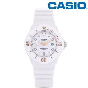 카시오 100M 방수 야광기능 우레탄밴드 여성 손목시계 LRW-200H-7E2