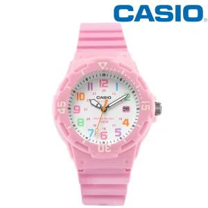 카시오 100M 방수 야광기능 우레탄밴드 여성 손목시계 LRW-200H-4B2