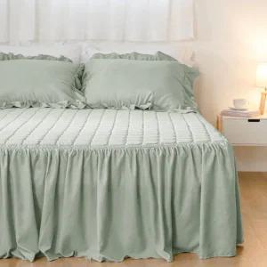 스위트 롱프릴 스커트 항균 누빔 침대커버 SS+Q_2개세트