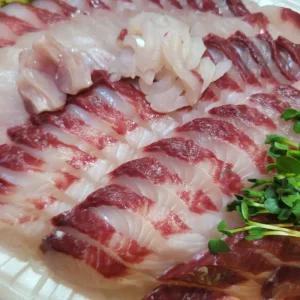 [썰어져 발송] 횟감용 숭어회 슬라이스 300g-통영 조업 발송