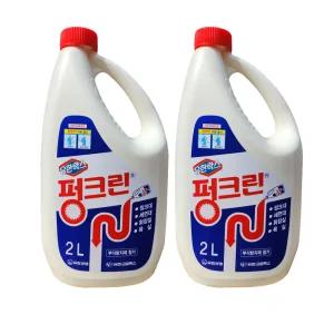 유한 펑크린 2L 2개 배수구세정제 액체 뚫어뻥