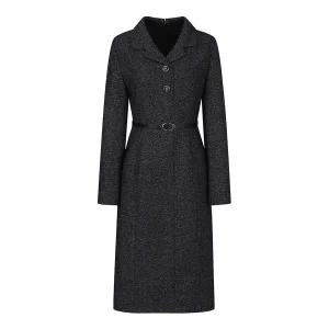 [롯데백화점]씨 울 블렌디드 테일러드 벨티드 원피스 - SJOAX2518