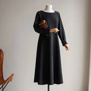 (안나앤플러스) 펄링 플레어 원피스[드레스DBQ82] 빅사이즈