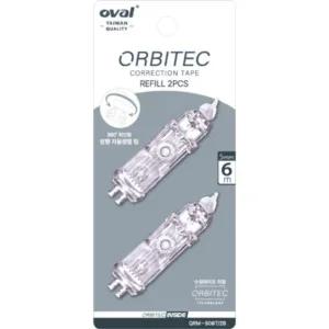 OVAL 수정테이프 리필 2개입 5mmX6M 사무용품 학용품 필기구 수정용품