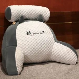 허리받침대 아이스 다기능 도트 등쿠션 대왕 허리 냉감 쿨링