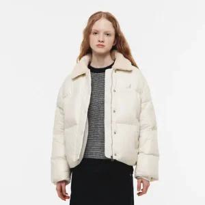 우먼스 퍼카라 덕다운 패딩 자켓 8177 아이보리