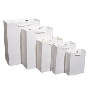 세로직사각형 대형종이가방 화이트직사각형백 무지 종이백 (WFK0ABH)