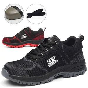 230 290mm 남자 여자 빅사이즈 메쉬안전화 작업화 현장화 신발 경량