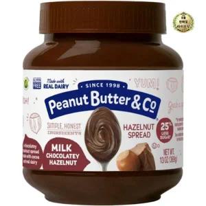 라이브잇 피넛버터앤코 밀크 초콜라티 헤이즐넛 스프레드 글루텐 프리 369g 3개 간식 학원 선물 발렌타인데